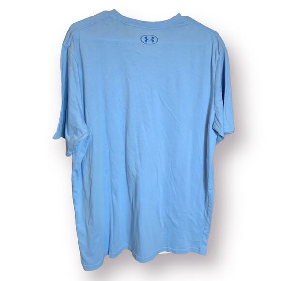 Under Armour Men's UA Fish Hook Logo Short Sleeve Graphic T-Shirt XXL 2XL - Picture 2 of 6